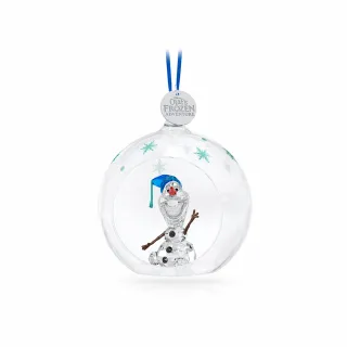 【SWAROVSKI 官方直營】Frozen Olaf 球形掛飾 交換禮物