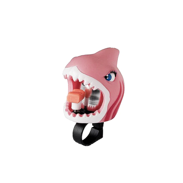 3D立體動物車鈴(粉紅鯊魚)