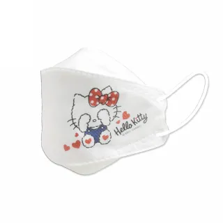 【S.H. 上好生醫】成人 Hello Kitty經典蝴蝶款 立體醫療防護口罩 10入裝(台灣製造 雙鋼印)