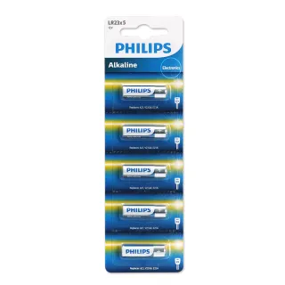 【Philips 飛利浦】高伏特12V 遙控器鹼性電池LR23/23A/A23(10入組)