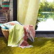 【Fuwaly】薇尼絲系列_嫩芽綠地毯-160x230cm(溫暖 漸層 質感 長毛 起居室 客廳 書房 地毯)
