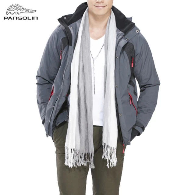 【PANGOLIN】複合多機能時尚男雪衣(防風 防水 透濕 透氣 鎖溫保暖 高顯示高機能)