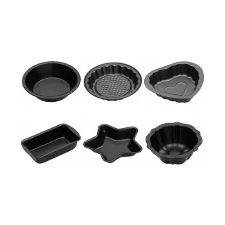 【KitchenCraft】英國 迷你不沾烘焙模具6件  / 烘焙用品