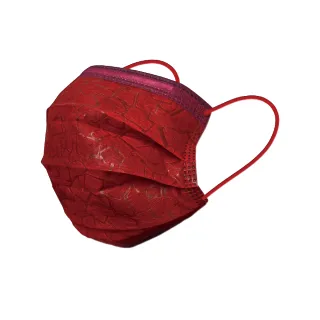 【S.H. 上好生醫】成人｜花漾紅｜30入裝 醫療防護口罩(台灣製造 雙鋼印)