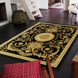 【Fuwaly】皇家系列_雀屏地毯-240x340cm(羊毛 古典 奢華 起居室 客廳 書房)