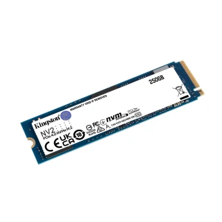 【Kingston 金士頓】250GB NV2 M.2 2280 PCIe 4.0 NVMe SSD固態硬碟(SNV2S/250G)