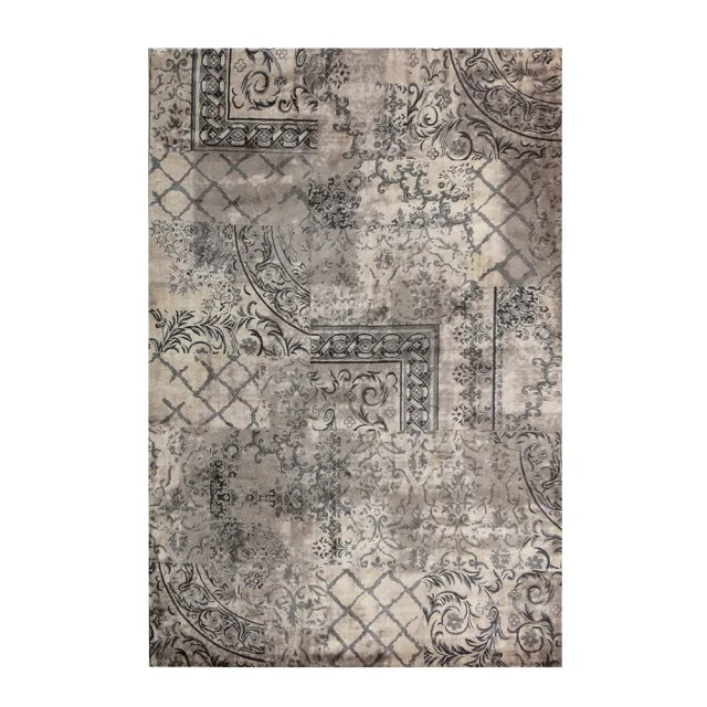 【Fuwaly】仿古印染MW4-0408地毯-170x240cm(起居室 客廳 書房 餐桌 茶几 舒適生活)