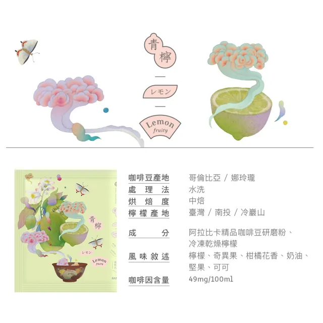 【SATUR 薩圖爾】臺灣農植人咖啡禮盒[ 故宮聯名系列 ](10gx20入/盒;100%阿拉比卡豆)