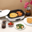 【CorelleBrands 康寧餐具】Snapware SEKA 多功能電烤盤2件組(平煎烤盤+章魚燒烤盤)