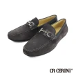 【CR CERINI】麂皮馬銜扣休閒樂福鞋 深灰色(CR21843-GRY)