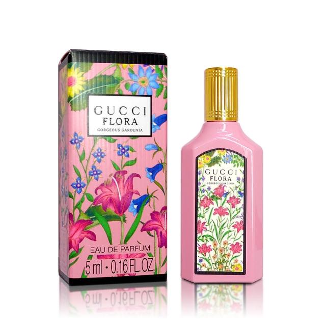 【GUCCI 古馳】華麗梔子花淡香精 5ml 沾式小香(公司貨)