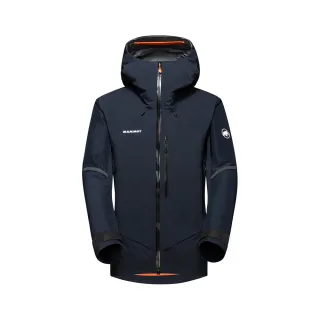 【Mammut 長毛象】Nordwand Pro HS Hooded Jacket Men 極限艾格GTX防水連帽外套 夜藍 男款 #1010-28050