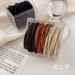 【ELF SHOP】新款高彈力髮繩髮圈橡皮筋耐用不傷髮(不咬髮 一盒約50入)