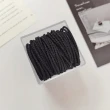 【ELF SHOP】新款高彈力髮繩髮圈橡皮筋耐用不傷髮(不咬髮 一盒約50入)