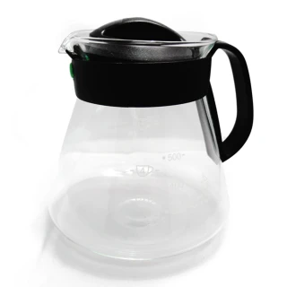 【台灣製】咖啡壺-600ml-塑膠手把x2入(咖啡壺)