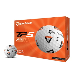 【TaylorMade】TP5 PIX Golf Ball 高爾夫球｜五層球(改良風洞設計｜5-piece)