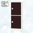 【文創集】南亞塑鋼  邁力可多彩1.5尺雙開門塑鋼中高收納櫃(六色可選)
