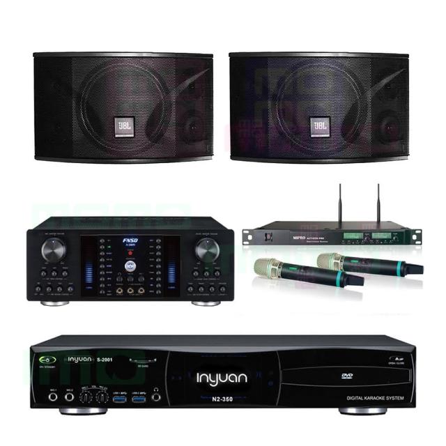 【音圓】S-2001 N2-350+FNSD A-380N+ACT-8299PRO++JBL Ki110(點歌機4TB+擴大機+無線麥克風+喇叭)