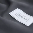 【GOLDEN-TIME】300織紗100%純淨天絲三件式床包組-暗夜黑(加大)
