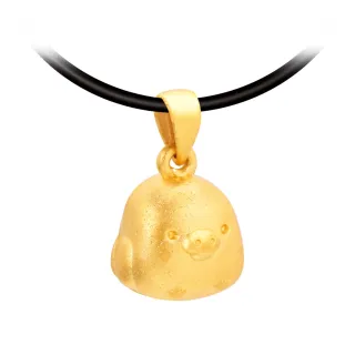 【2sweet 甜蜜約定】黃金墜子小黃雞-拉拉熊Rilakkuma(0.40錢±0.10錢)