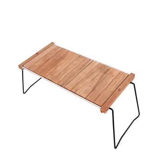 【Outdoorbase】原森林IGT柚木桌-20600(摺疊料理桌.天然柚木竹桌.折疊茶几.泡茶桌)