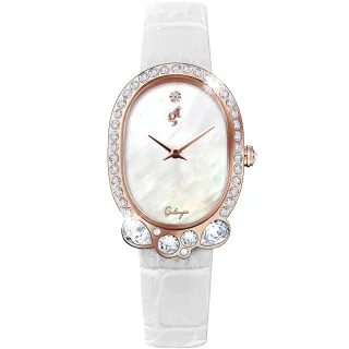 【Galtiscopio 迦堤】MIROIR MGAIC 魔鏡系列 閃耀水晶錶-36x25mm 禮物 送禮 推薦(MMRGS001WLS)