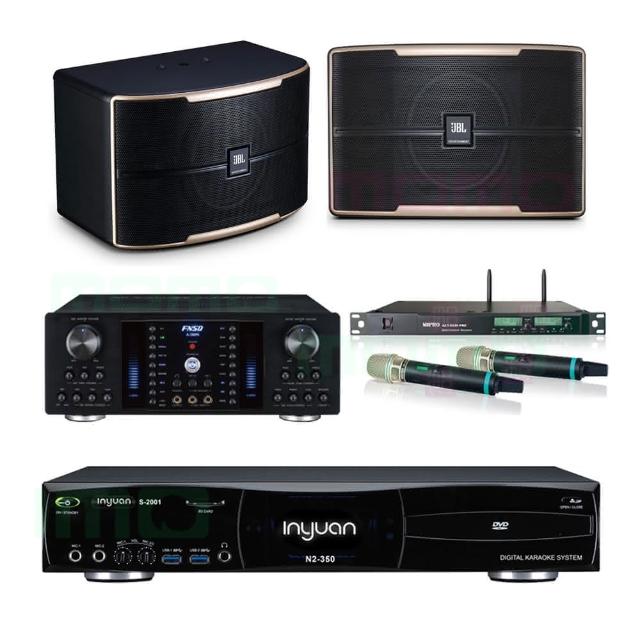 【音圓】S-2001 N2-350+FNSD A-380N+ACT-8299PRO++JBL Pasion 8(點歌機4TB+擴大機+無線麥克風+喇叭)