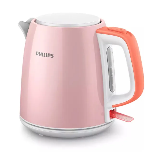 【Philips 飛利浦】1.0L 不鏽鋼煮水壺 蜜粉色 HD9348(HD9348)