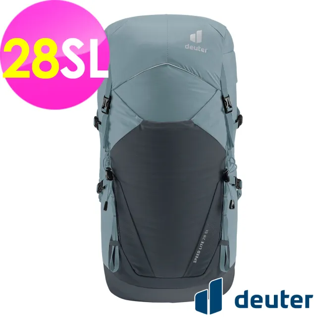 【deuter】SPEED LITE 28SL超輕量旅遊後背包(3410522深灰/黑/背負舒適/戶外休閒包/健行包/登山包)