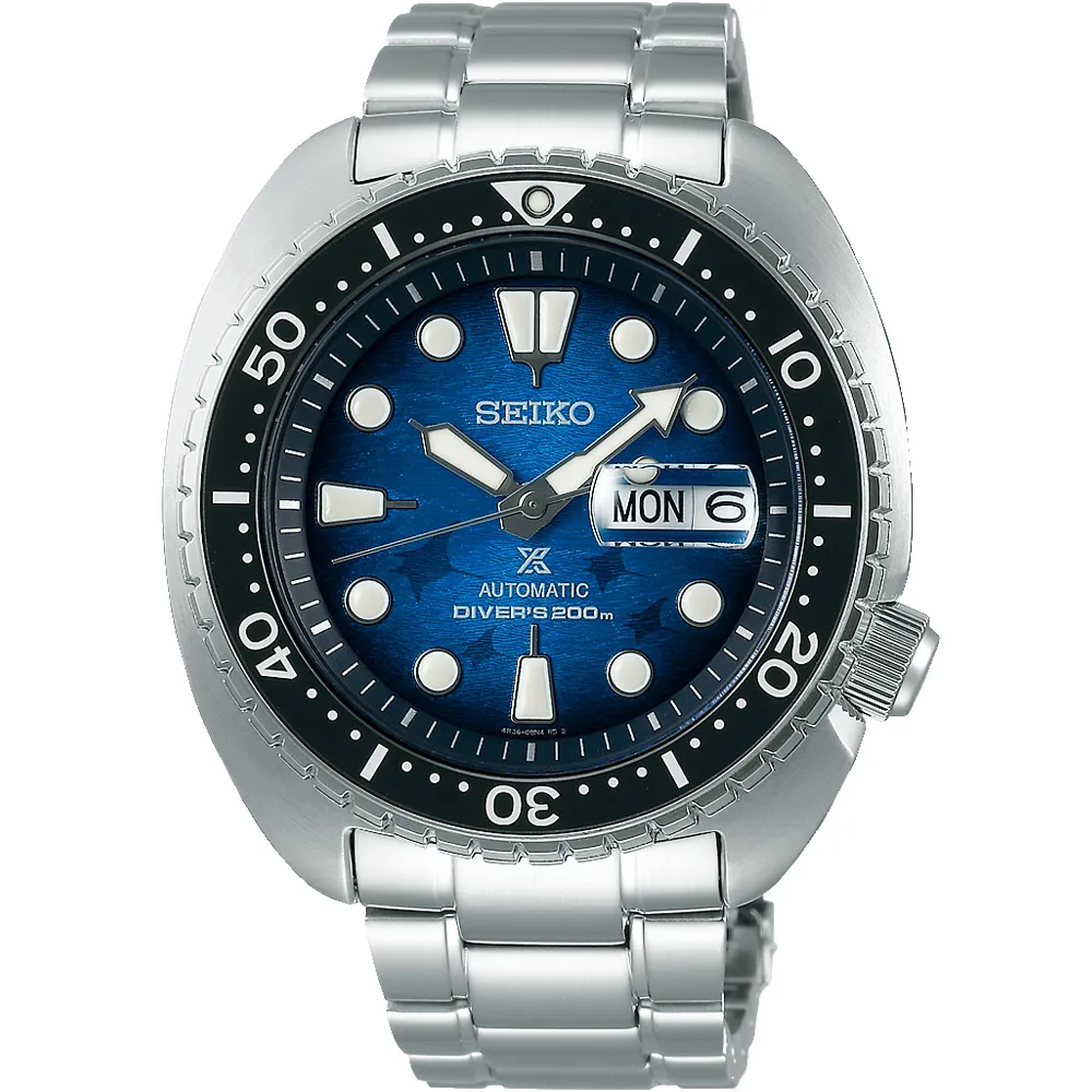 【SEIKO 精工】Prospex 愛海洋 魟魚 200米潛水機械錶(4R36-06Z0U/SRPE39J1)