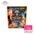 【鮮蝦食譜】肉食慈鯛＆大型熱帶魚-天然高蛋白鮮蝦堡1kg(血鸚鵡飼料 慈鯛魚飼料 羅漢魚飼料 花羅漢)