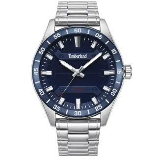 【Timberland】CALVERTON系列 品牌紀念手錶-深海藍/44mm 新年禮物(TDWGG2201206)