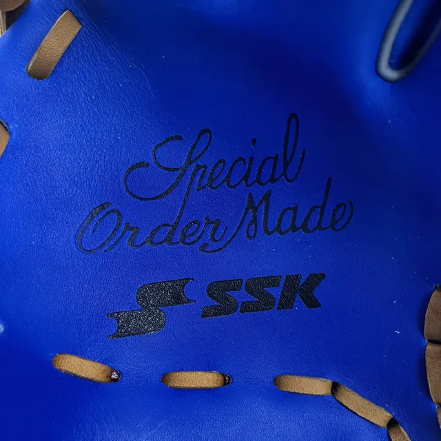 【SSK】店家指定版 工字檔 棒球手套 寶藍×水藍(SSK818F)