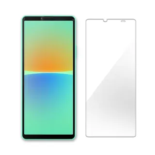 【A+ 極好貼】SONY Xperia 10 IV 半版9H鋼化玻璃保護貼(2.5D半版兩入組)