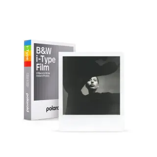 【Polaroid 寶麗來】i-Type 黑白色白框相紙(DIF2)