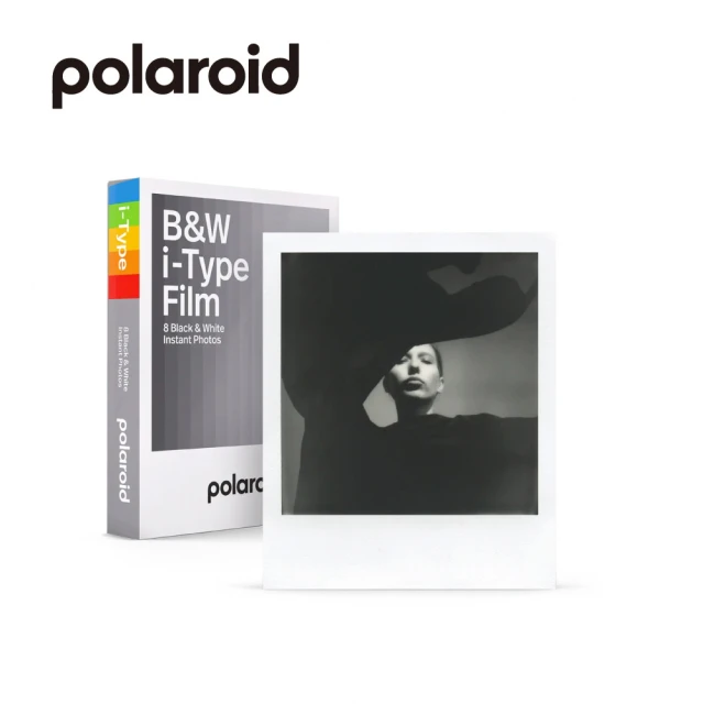 【Polaroid 寶麗來】i-Type 黑白色白框相紙(DIF2)