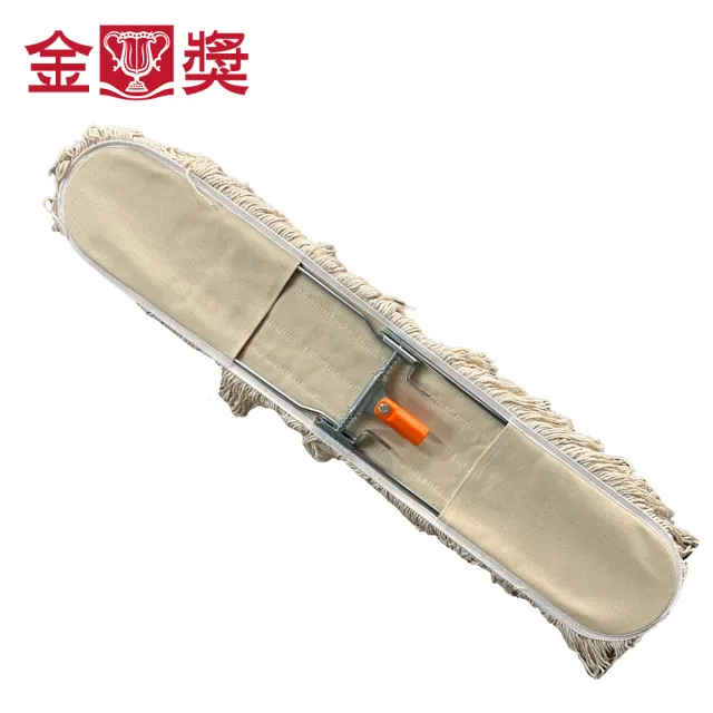 【金獎】靜電90CM本色拖把頭 英制牙頭