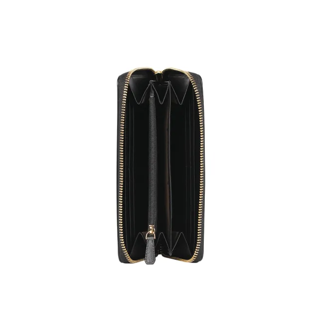 【BRAUN BUFFEL 德國小金牛】城市 10卡拉鍊長夾-黑色(BF696-602-BK) 錢包送禮推薦