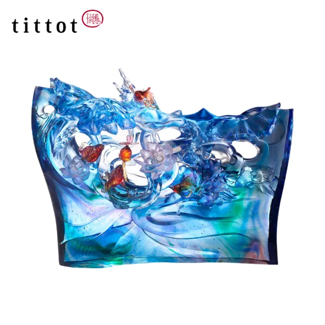 【tittot 琉園】小池(琉璃/藝術品/贈禮/送禮/擺飾)