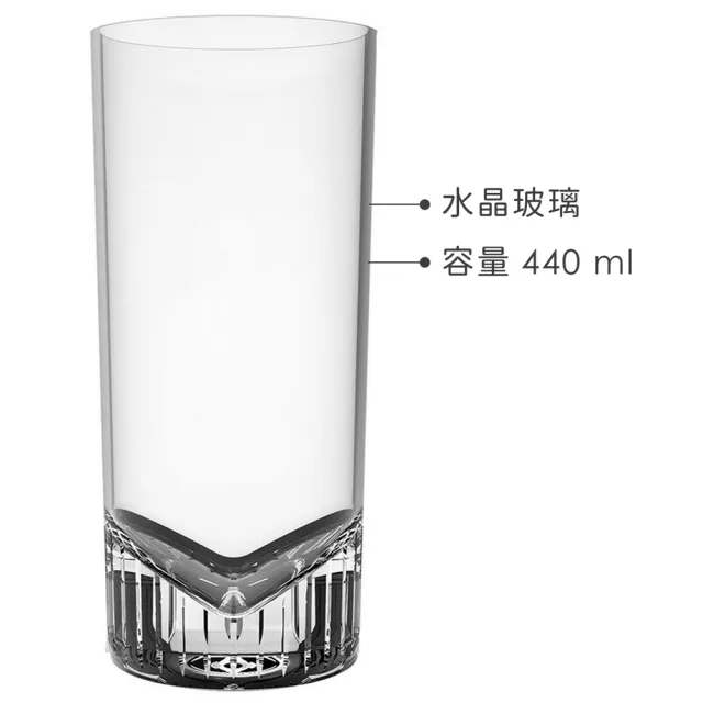 【NUDE】土耳其 Caldera水晶玻璃高球杯 440ml / 調酒杯 雞尾酒杯 可林杯 長飲杯