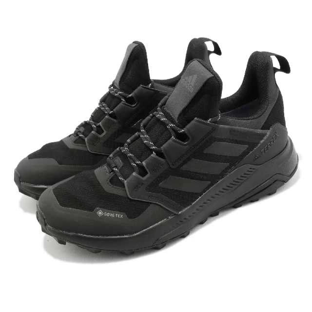 【adidas 愛迪達】慢跑鞋 Terrex Trailmaker GTX 男鞋 黑 黑灰 防水 路跑 運動鞋 愛迪達(GY6720)