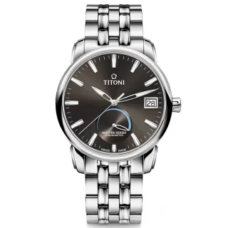 【TITONI 梅花錶】大師系列瑞士天文台認證 高級機械腕錶-41mm(94388 S-579)