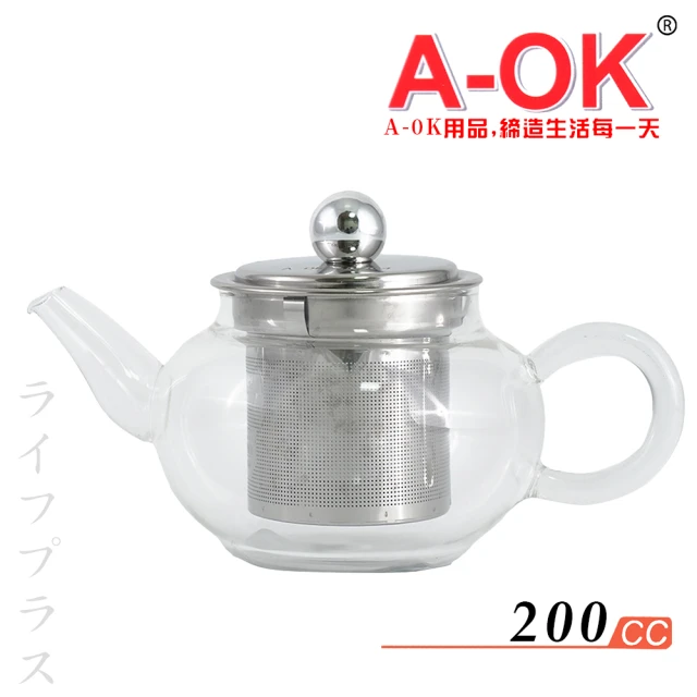 A-OK養生泡茶壺-200ml-2入組(茶壺)