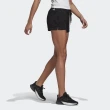 【adidas 愛迪達】W Lin Ft Sho 女 短褲 運動 訓練 休閒 修身 舒適 透氣 愛迪達 黑(GM5524)