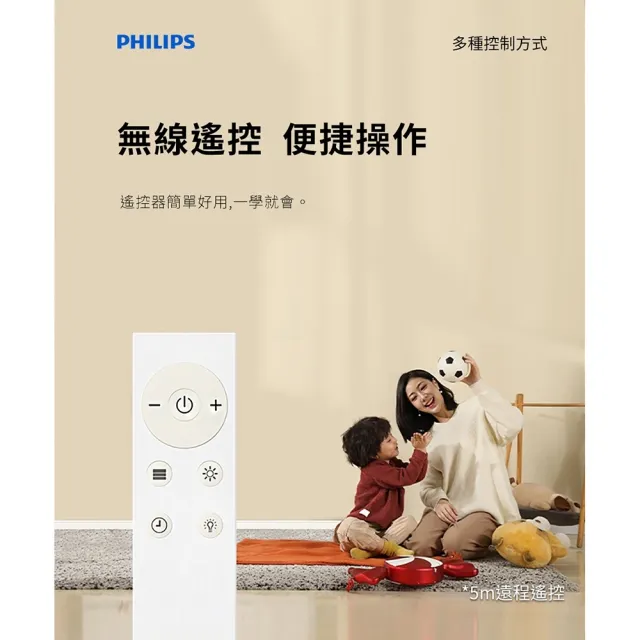 【Philips 飛利浦】多功能無線搖控PTC陶磁電暖器/壁掛暖風機(壁掛兩用 IPX2防水)