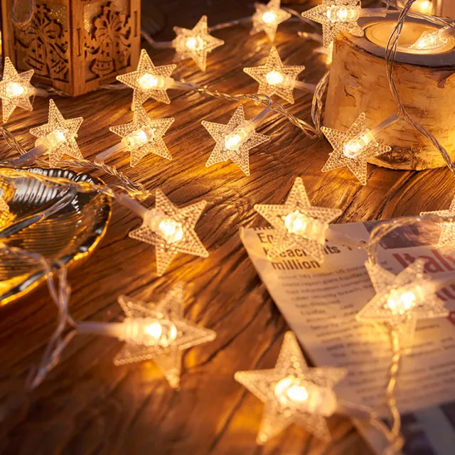 【YUNMI】LED戶外露營裝飾燈 星星燈 氣泡球 草坪氛圍燈 窗簾燈 10米80燈(新年裝飾/生日/派對/婚禮佈置)