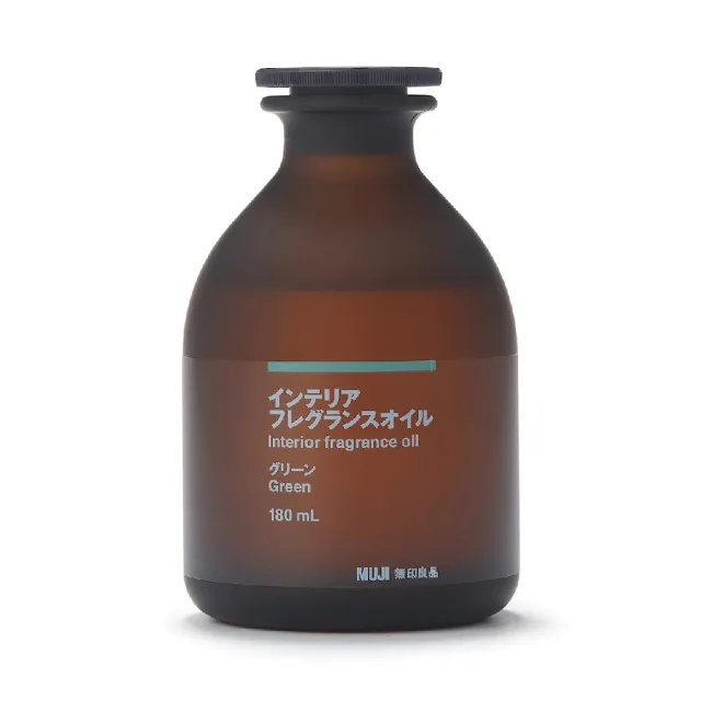 【MUJI 無印良品】空間芬香油/180ml.綠意+專用藤枝/180ml用.6入