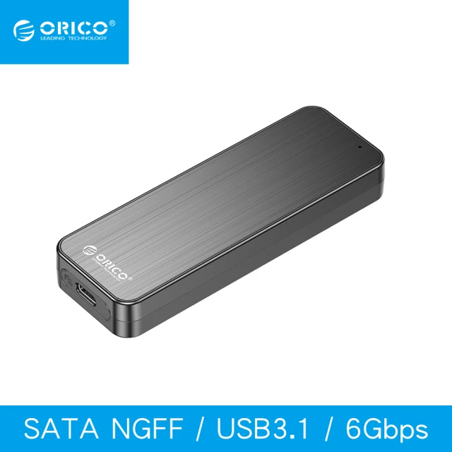 【ORICO】USB3.1 Gen1 M.2 SATA SSD硬碟外接盒6Gb(HM2C3-BK-BP)