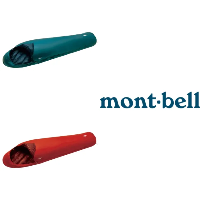 mont bell】SEAMLESS HUGGER 800#3睡袋日出紅藍綠右R 1121401