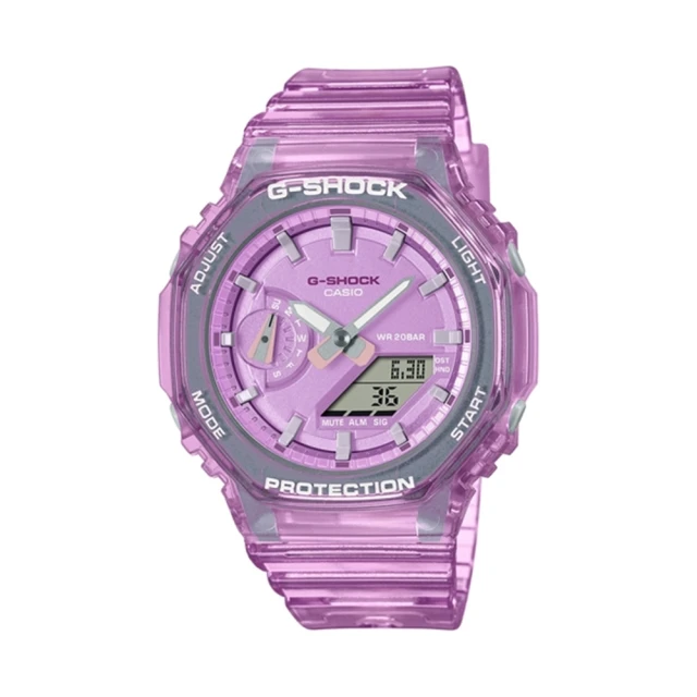 CASIO 卡西歐 G-SHOCK夏季光澤雙顯錶(GMA-P